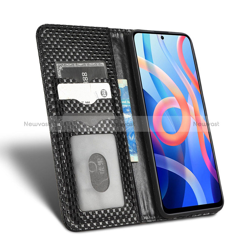 Leather Case Stands Flip Cover Holder C03X for Xiaomi Redmi Note 11S 5G