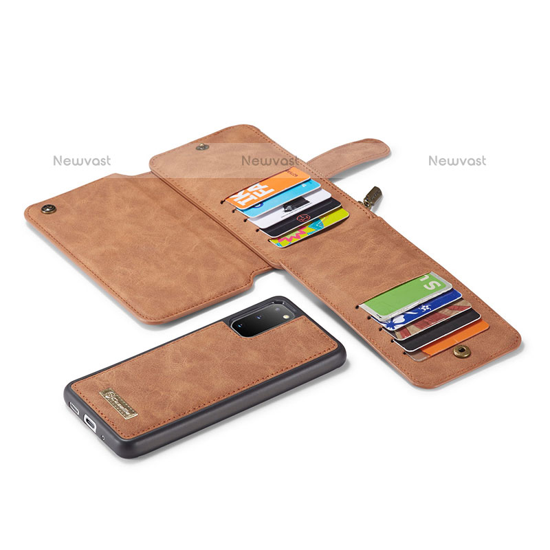 Leather Case Stands Flip Cover Holder C04S for Samsung Galaxy S20