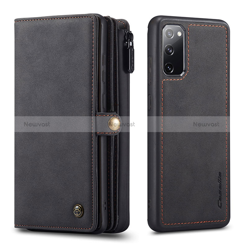 Leather Case Stands Flip Cover Holder C04S for Samsung Galaxy S20 FE (2022) 5G