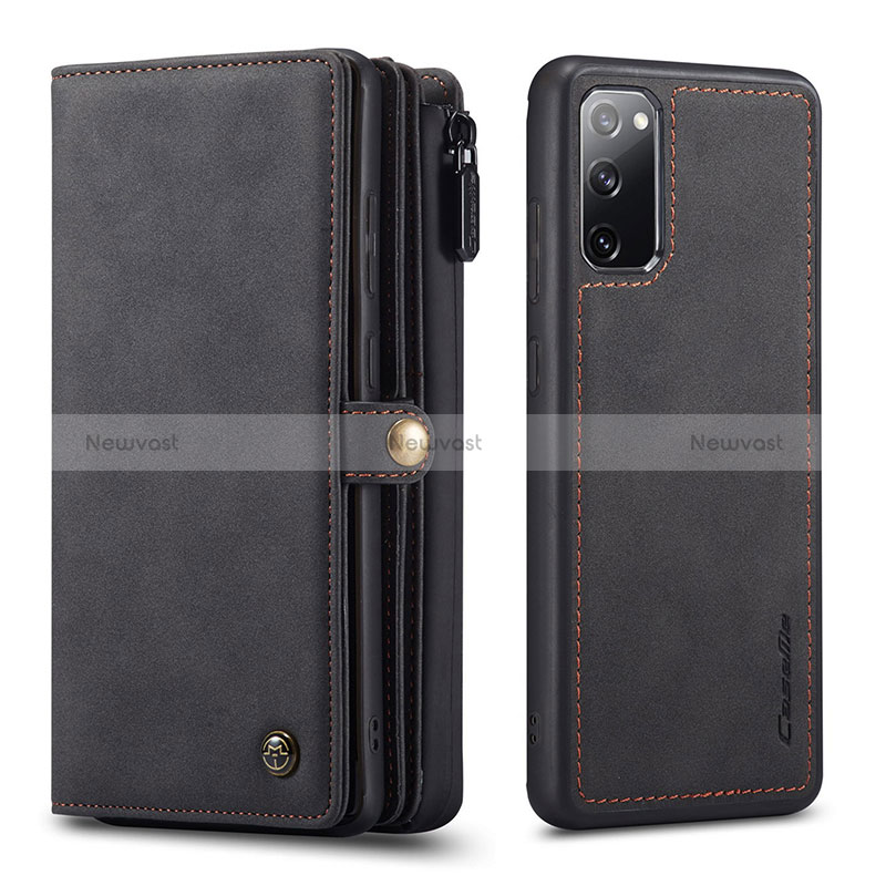 Leather Case Stands Flip Cover Holder C04S for Samsung Galaxy S20 FE 5G