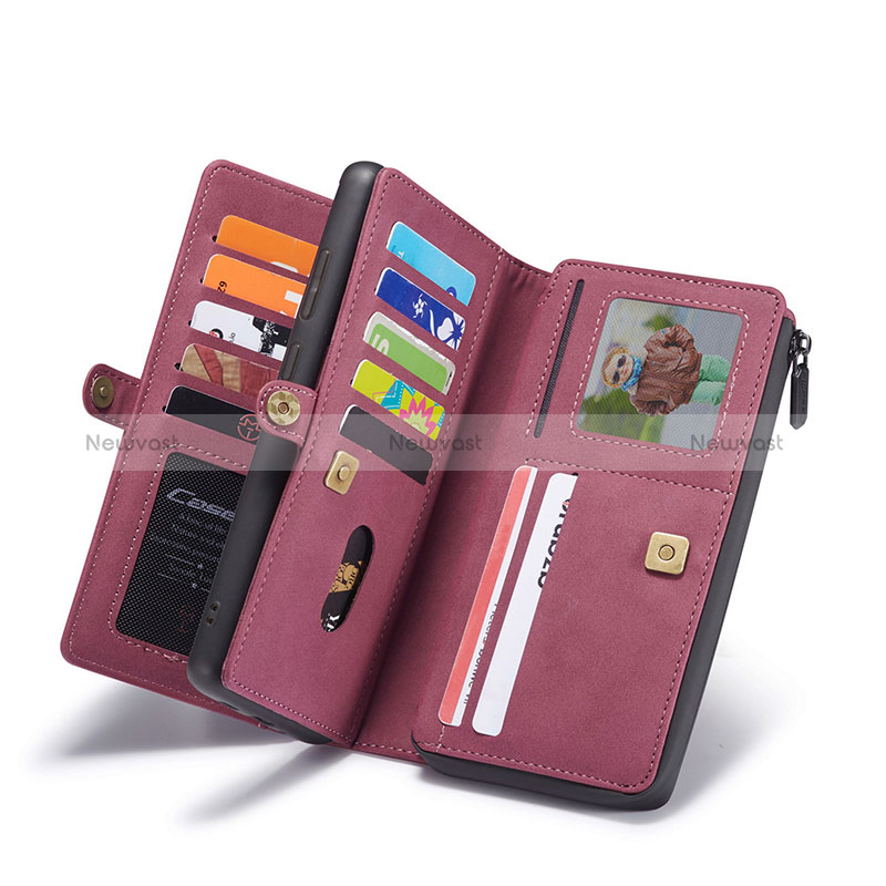 Leather Case Stands Flip Cover Holder C04S for Samsung Galaxy S20 FE 5G