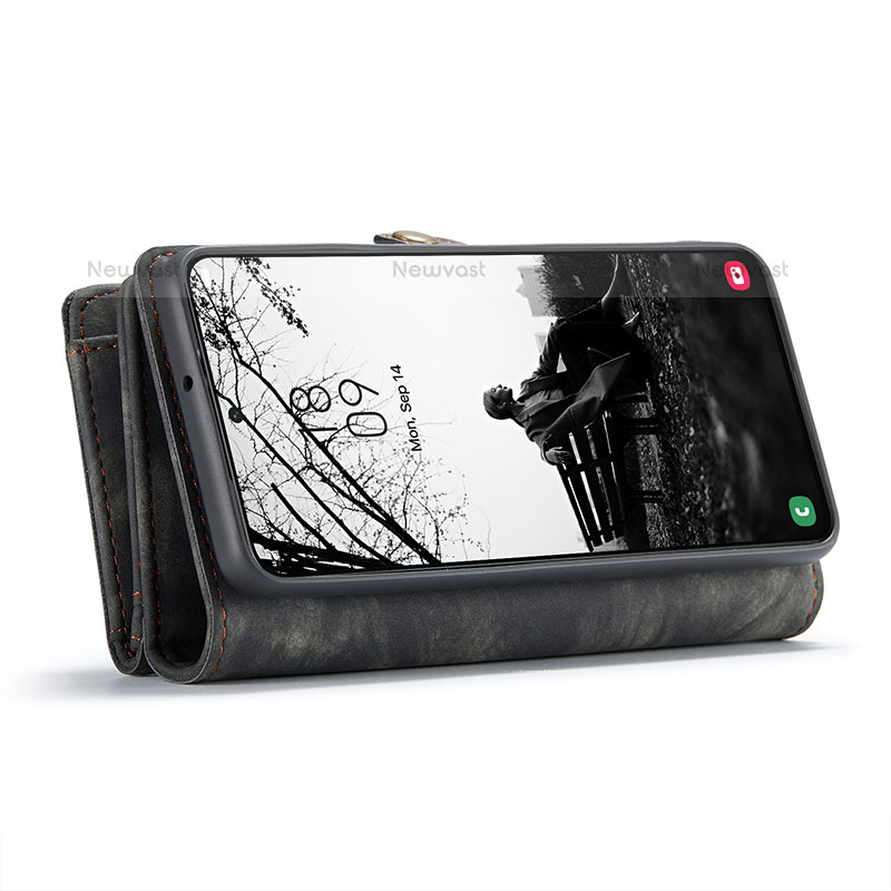 Leather Case Stands Flip Cover Holder C04S for Samsung Galaxy S22 5G