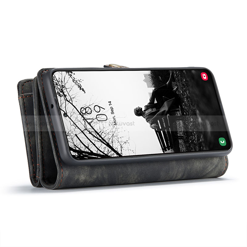 Leather Case Stands Flip Cover Holder C04S for Samsung Galaxy S22 Plus 5G
