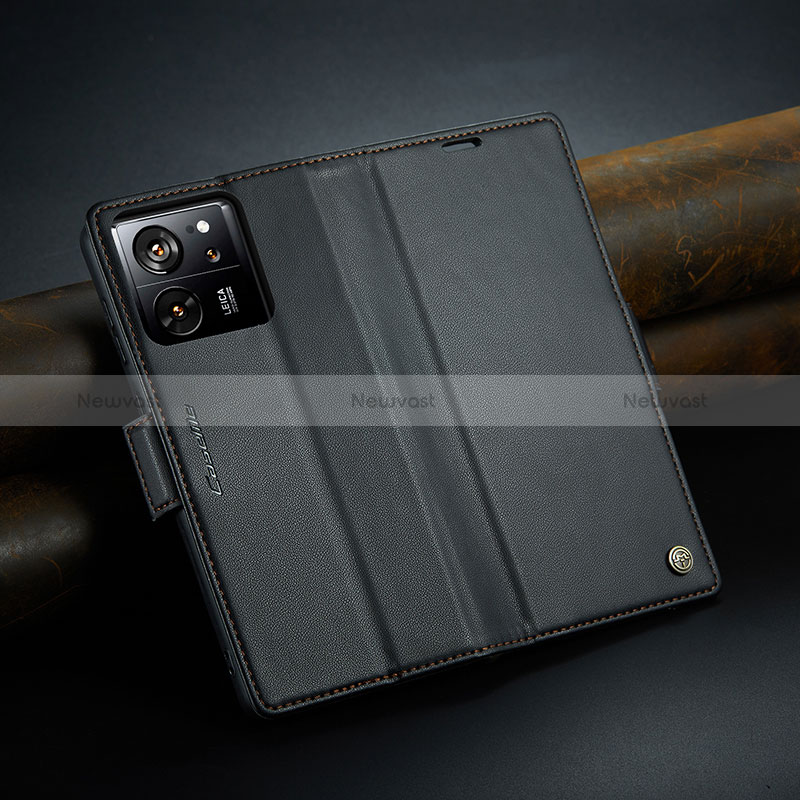Leather Case Stands Flip Cover Holder C04S for Xiaomi Mi 13T Pro 5G