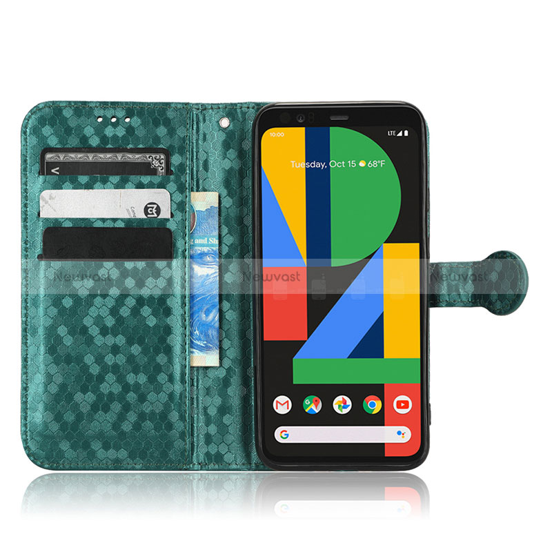 Leather Case Stands Flip Cover Holder C04X for Google Pixel 4 XL