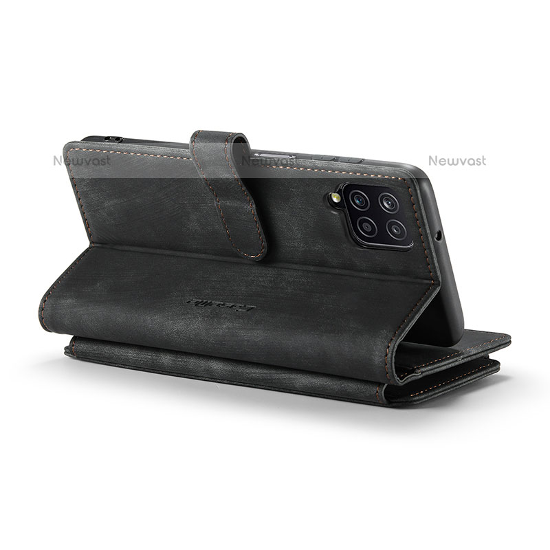 Leather Case Stands Flip Cover Holder C05S for Samsung Galaxy F12