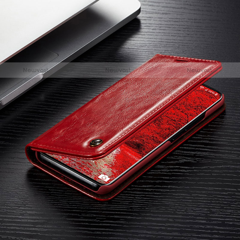 Leather Case Stands Flip Cover Holder C05S for Samsung Galaxy S20 Plus