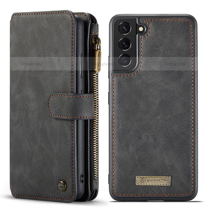 Leather Case Stands Flip Cover Holder C05S for Samsung Galaxy S21 5G