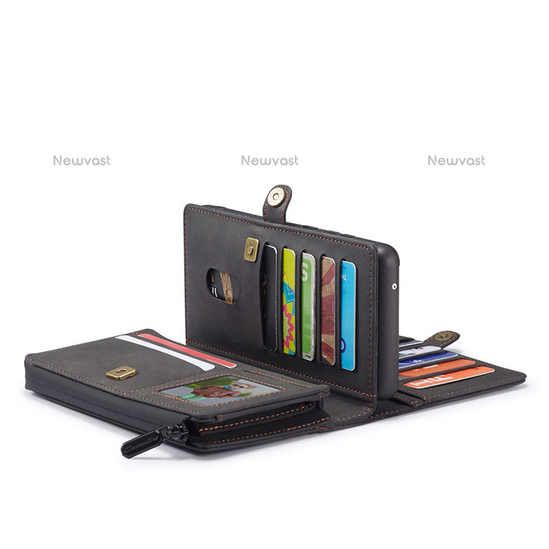 Leather Case Stands Flip Cover Holder C06S for Samsung Galaxy S20 Ultra 5G