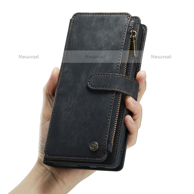 Leather Case Stands Flip Cover Holder C07S for Samsung Galaxy S20 Ultra 5G