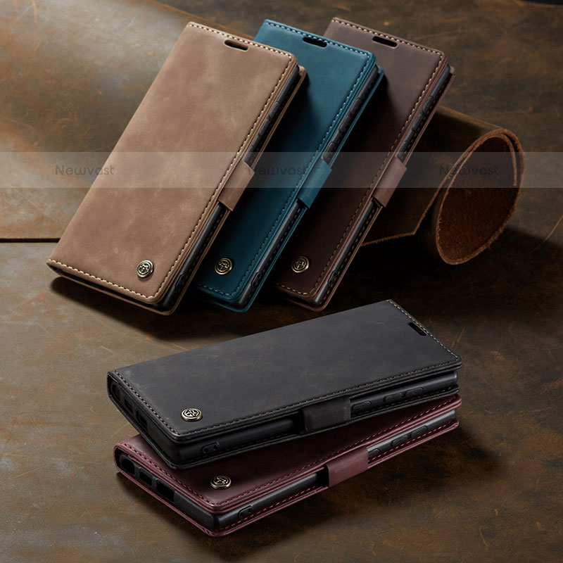 Leather Case Stands Flip Cover Holder C10S for Samsung Galaxy S21 Ultra 5G