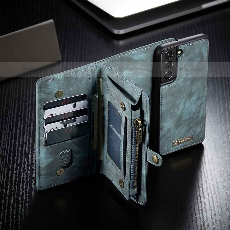 Leather Case Stands Flip Cover Holder C11S for Samsung Galaxy S21 5G