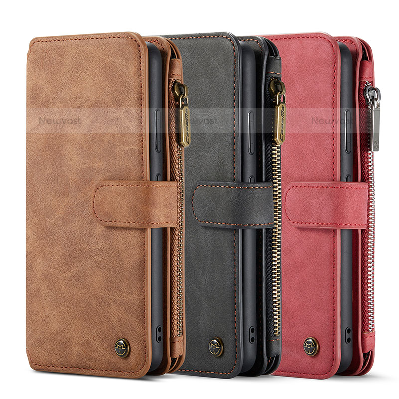 Leather Case Stands Flip Cover Holder C12S for Samsung Galaxy S21 Plus 5G