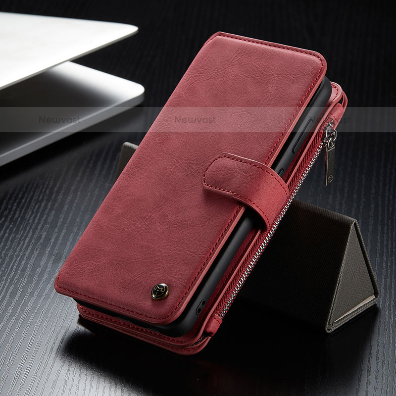 Leather Case Stands Flip Cover Holder C12S for Samsung Galaxy S22 5G