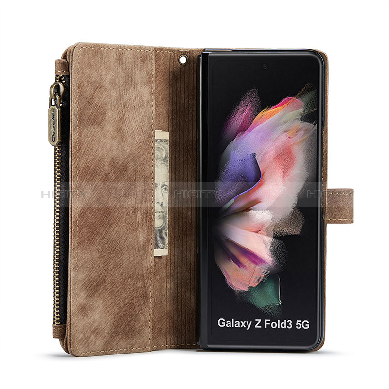 Leather Case Stands Flip Cover Holder CS1 for Samsung Galaxy Z Fold4 5G