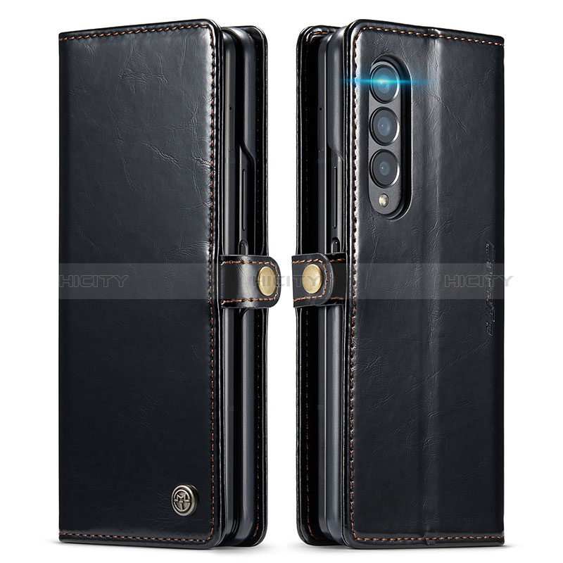 Leather Case Stands Flip Cover Holder CS2 for Samsung Galaxy Z Fold4 5G