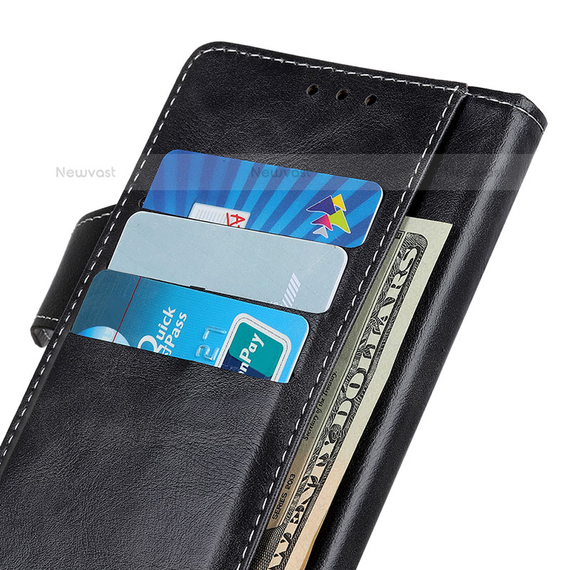 Leather Case Stands Flip Cover Holder D01Y for Samsung Galaxy S22 Ultra 5G