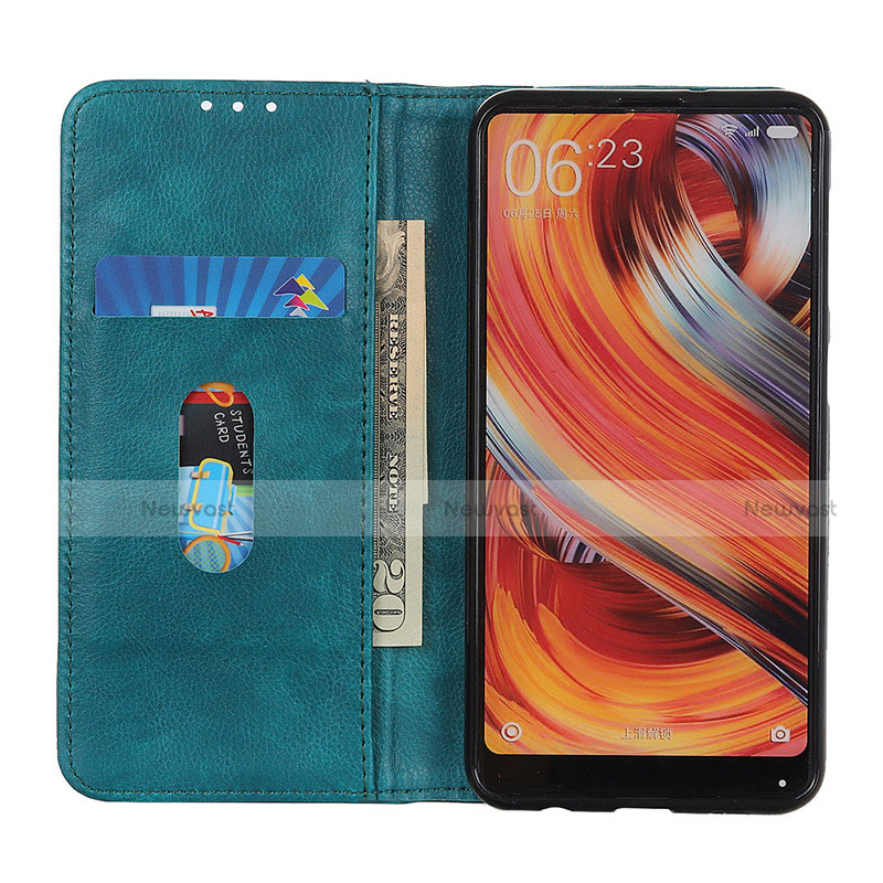 Leather Case Stands Flip Cover Holder D03Y for Motorola Moto G Pure