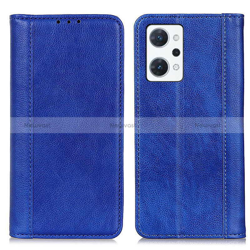 Leather Case Stands Flip Cover Holder D03Y for Oppo Reno7 A