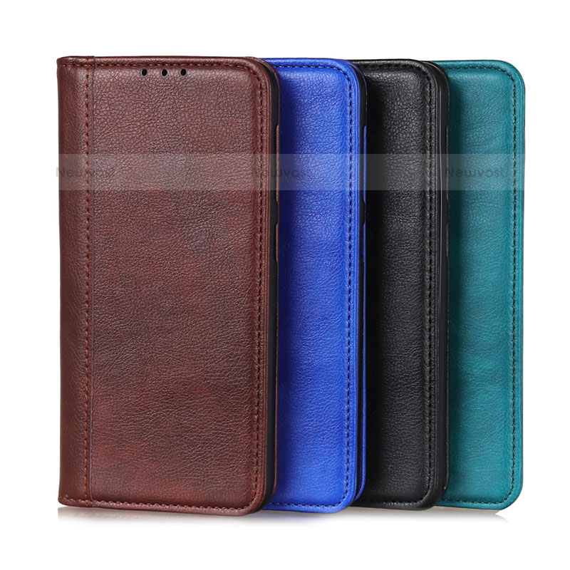 Leather Case Stands Flip Cover Holder D03Y for Samsung Galaxy S23 Ultra 5G