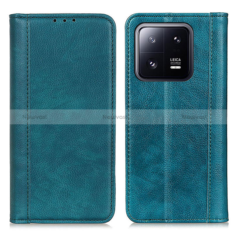 Leather Case Stands Flip Cover Holder D03Y for Xiaomi Mi 13 5G Green