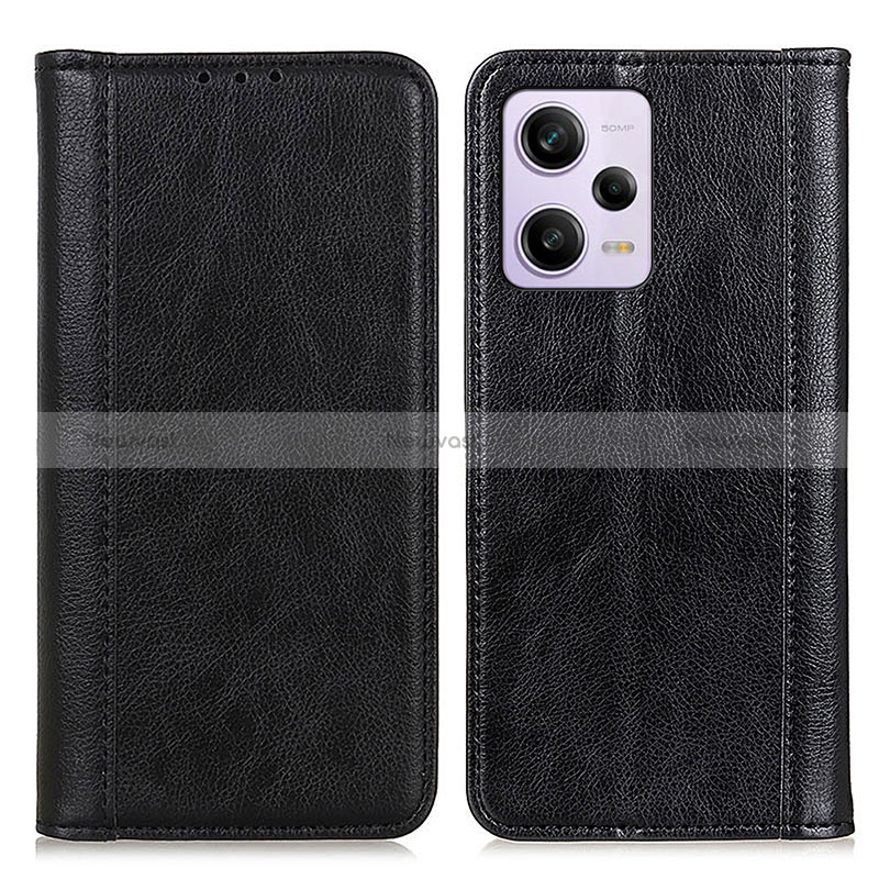 Leather Case Stands Flip Cover Holder D03Y for Xiaomi Redmi Note 12 Pro 5G
