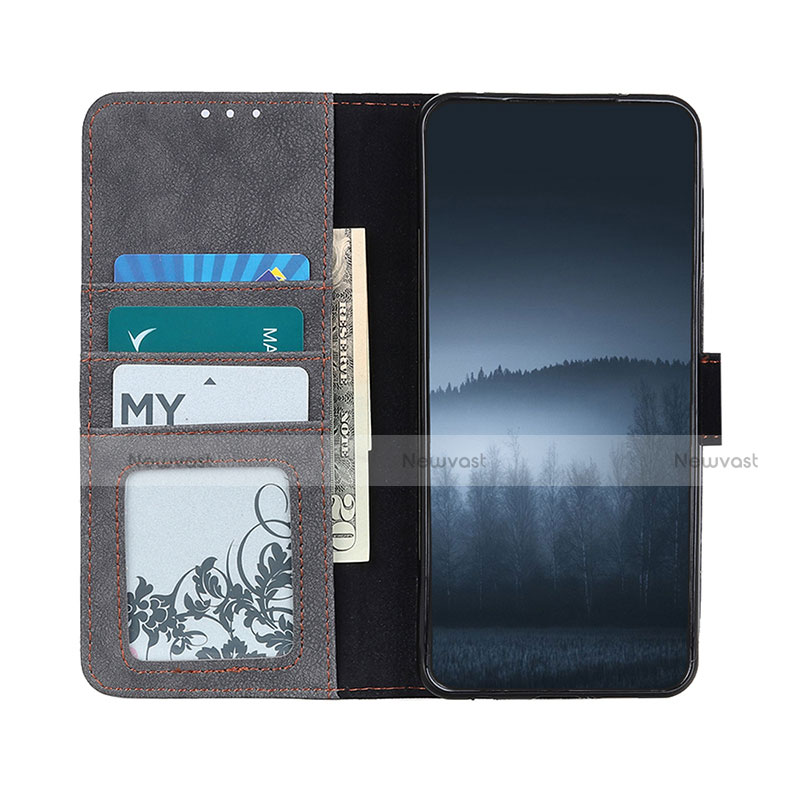 Leather Case Stands Flip Cover Holder D05Y for Motorola Moto G50