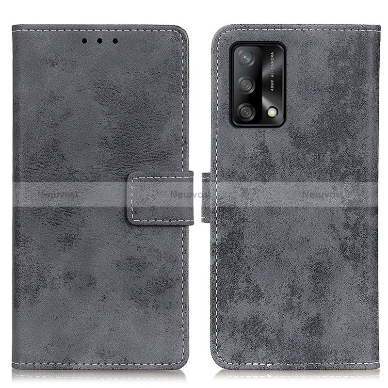 Leather Case Stands Flip Cover Holder D05Y for Oppo A95 4G