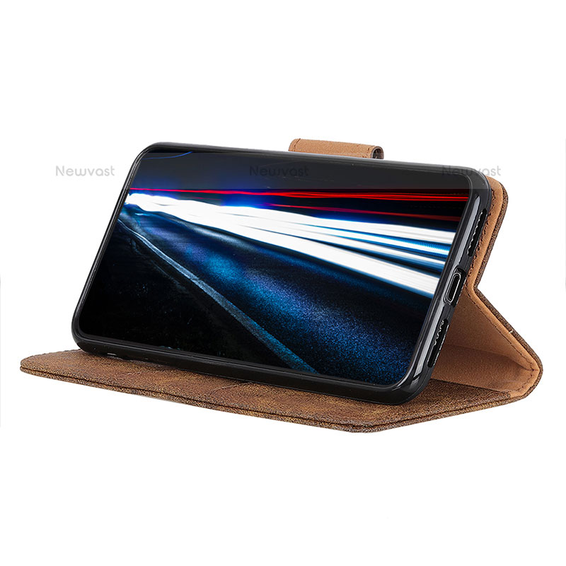 Leather Case Stands Flip Cover Holder D05Y for Samsung Galaxy S22 Plus 5G