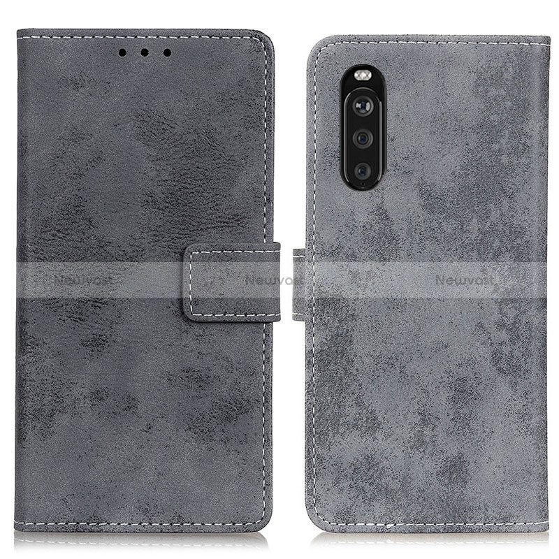 Leather Case Stands Flip Cover Holder D05Y for Sony Xperia 10 III