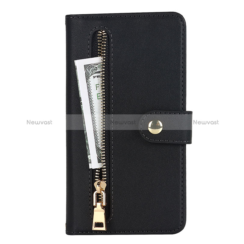 Leather Case Stands Flip Cover Holder D06T for Apple iPhone 13