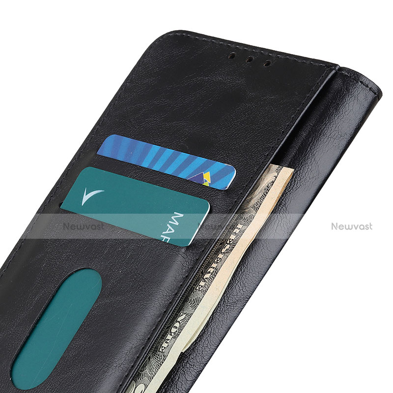 Leather Case Stands Flip Cover Holder D06Y for Motorola Moto G41