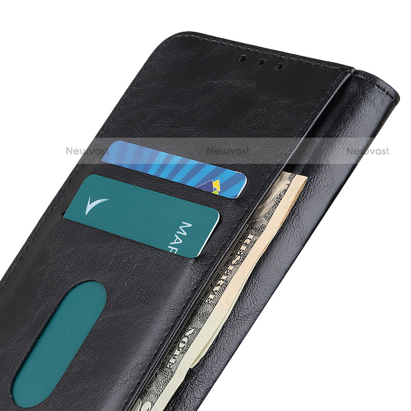 Leather Case Stands Flip Cover Holder D06Y for Motorola Moto G51 5G