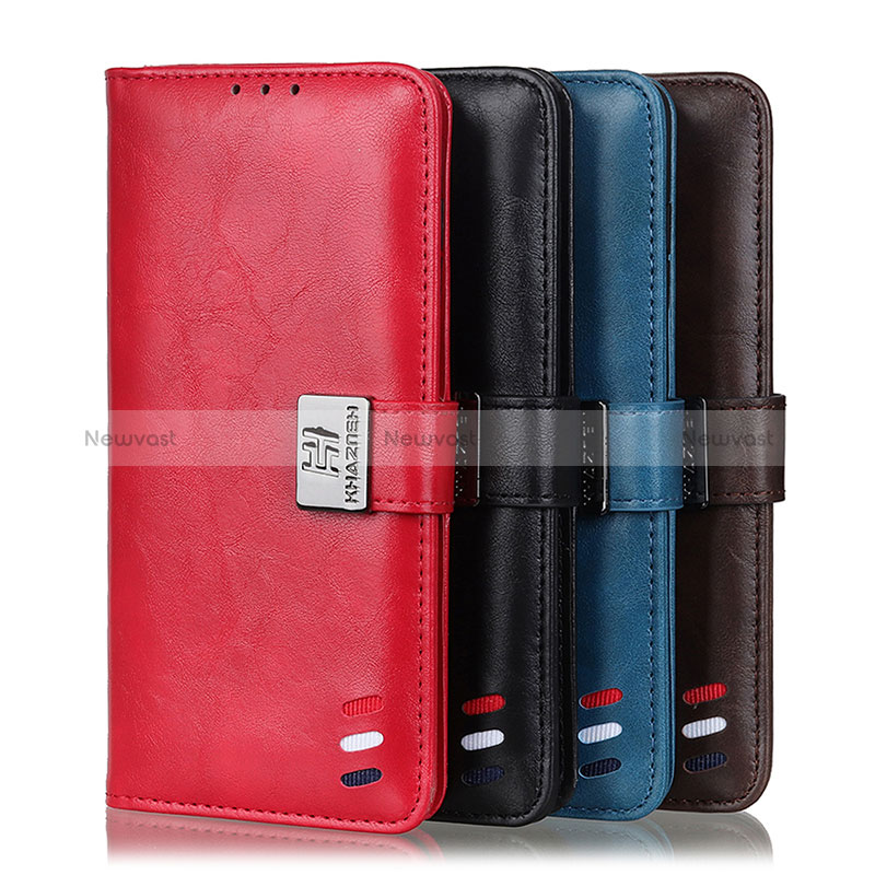 Leather Case Stands Flip Cover Holder D06Y for Samsung Galaxy S24 Plus 5G