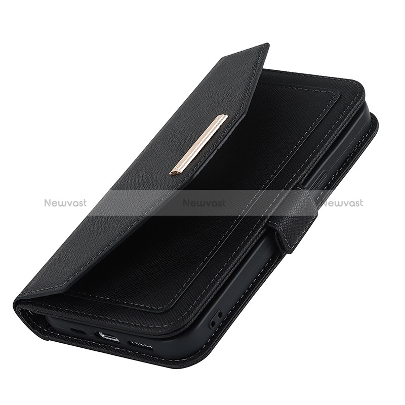 Leather Case Stands Flip Cover Holder D07T for Apple iPhone 13