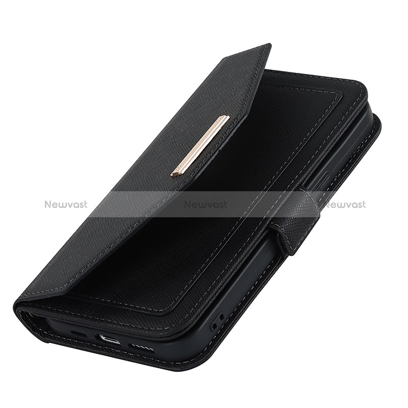 Leather Case Stands Flip Cover Holder D07T for Apple iPhone 13 Pro