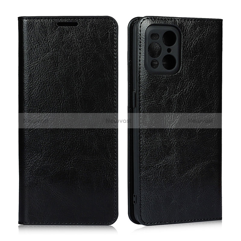 Leather Case Stands Flip Cover Holder D07T for Oppo Find X3 5G