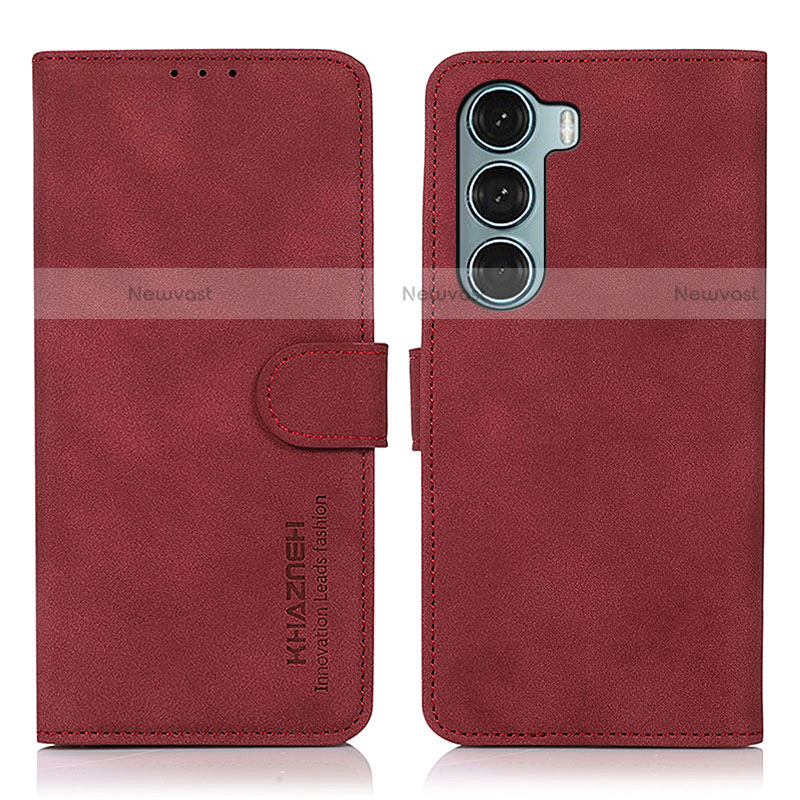 Leather Case Stands Flip Cover Holder D08Y for Motorola Moto Edge S30 5G