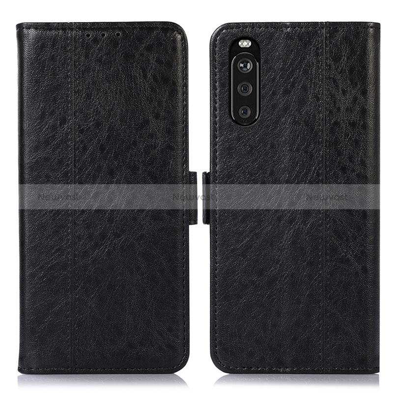 Leather Case Stands Flip Cover Holder D08Y for Sony Xperia 10 III