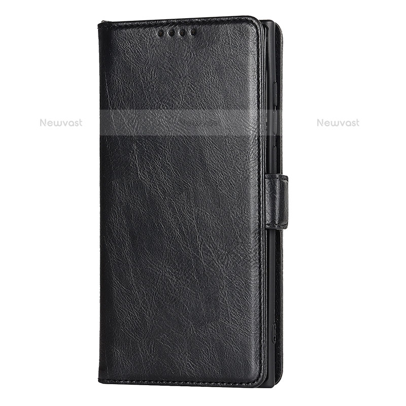 Leather Case Stands Flip Cover Holder D09T for Samsung Galaxy S21 Ultra 5G