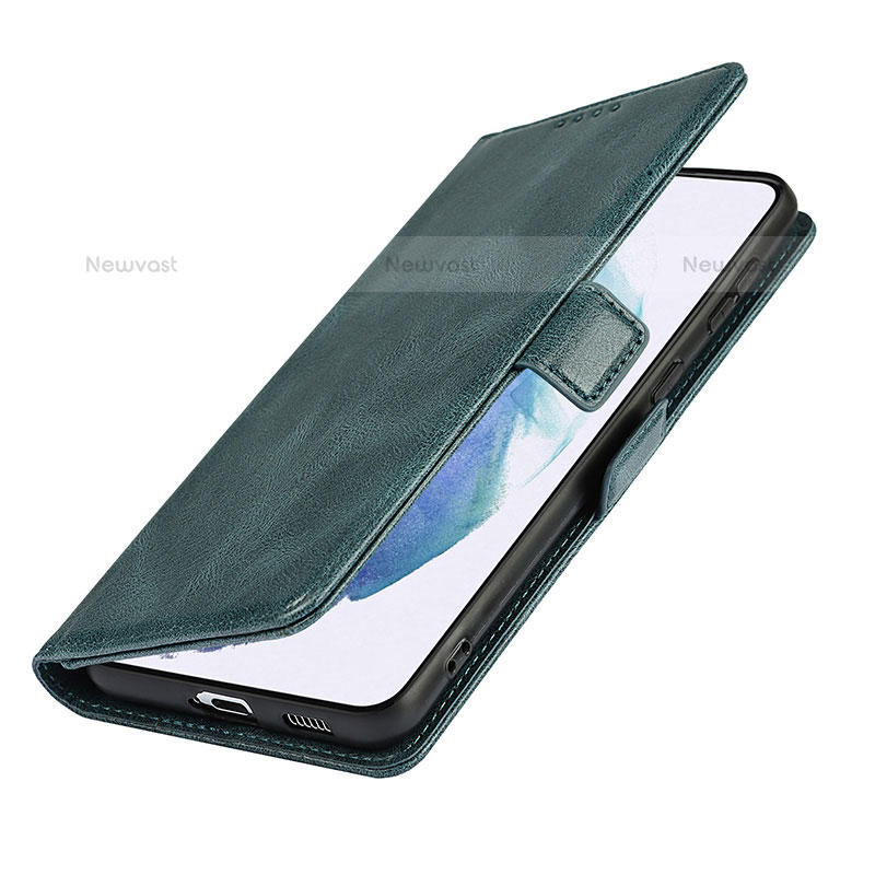 Leather Case Stands Flip Cover Holder D09T for Samsung Galaxy S22 5G