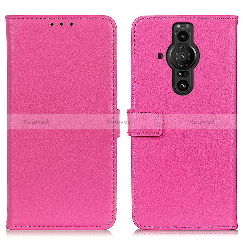 Leather Case Stands Flip Cover Holder D09Y for Sony Xperia PRO-I