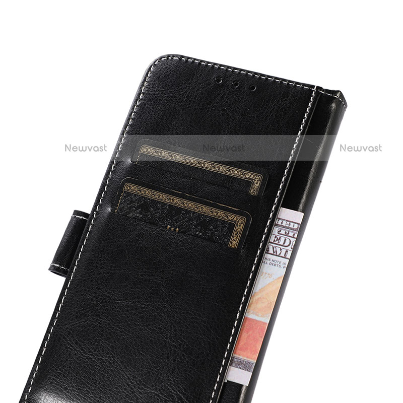 Leather Case Stands Flip Cover Holder D11Y for Motorola Moto G71 5G