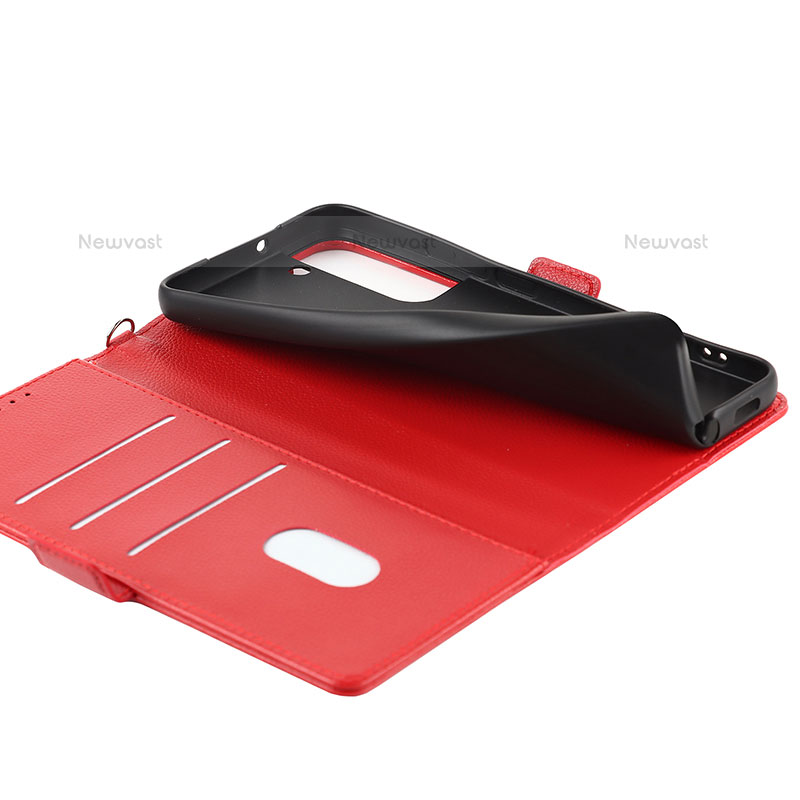 Leather Case Stands Flip Cover Holder D12T for Samsung Galaxy S21 5G