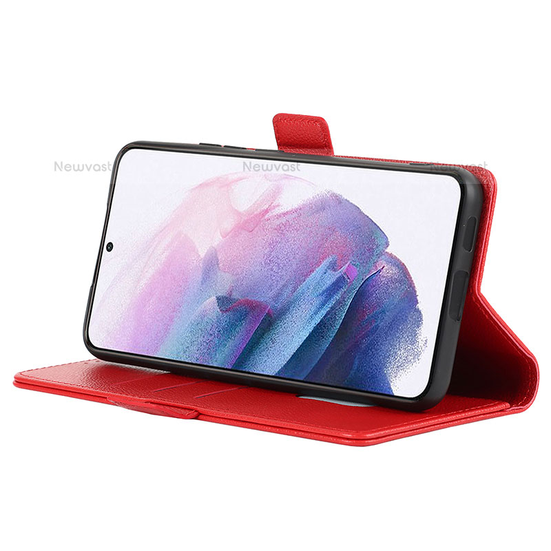 Leather Case Stands Flip Cover Holder D12T for Samsung Galaxy S21 5G