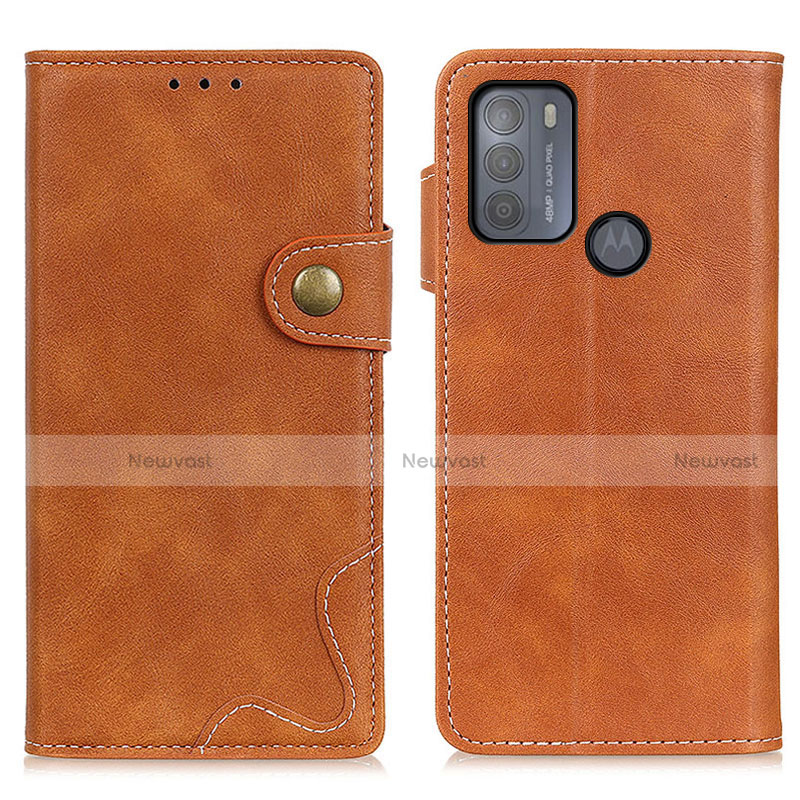 Leather Case Stands Flip Cover Holder DY01 for Motorola Moto G50