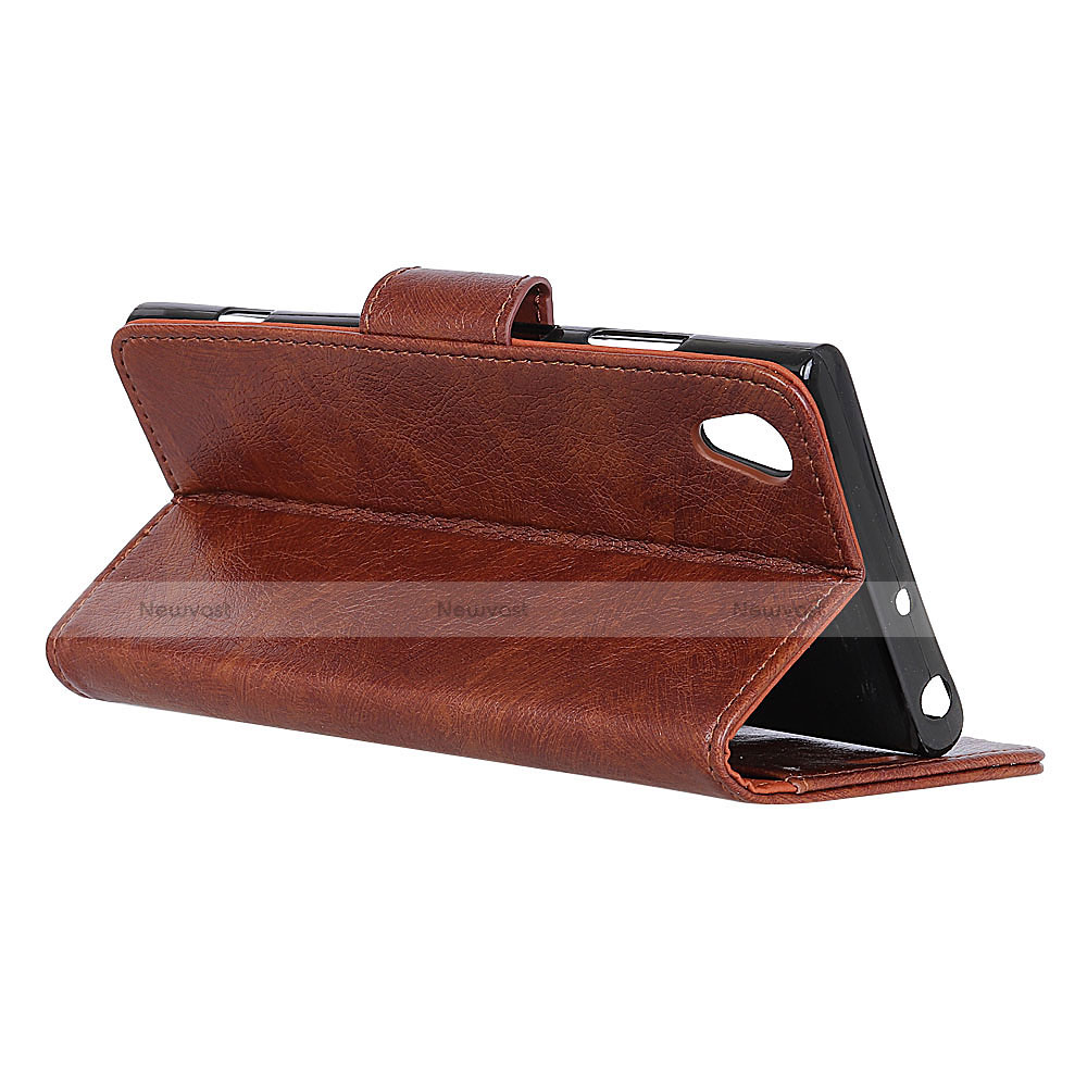 Leather Case Stands Flip Cover Holder for Alcatel 1