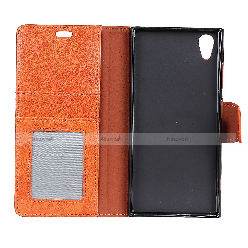 Leather Case Stands Flip Cover Holder for Alcatel 1