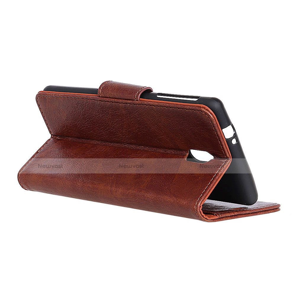 Leather Case Stands Flip Cover Holder for Alcatel 1C (2019)
