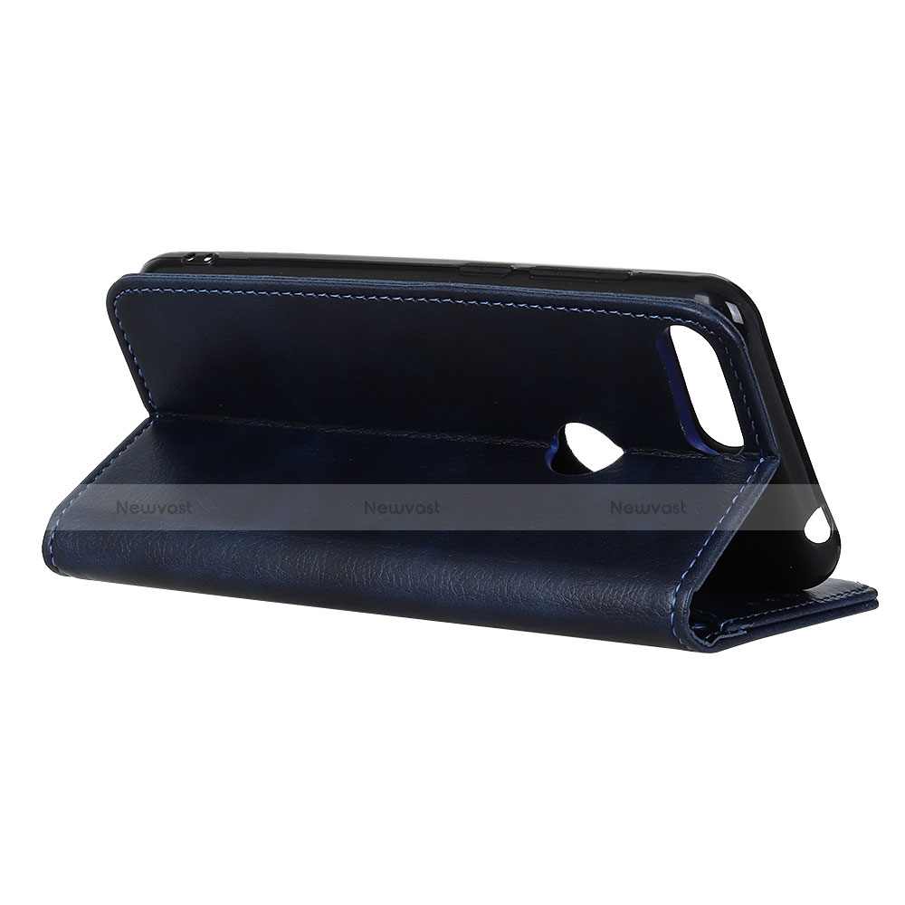 Leather Case Stands Flip Cover Holder for Alcatel 1S (2019)